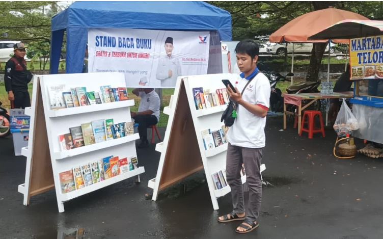 Partai Perindo Semakin Dekat dengan Masyakarat, Heri Budianto Sediakan Stand Perpustakaan dan Mobil Baca