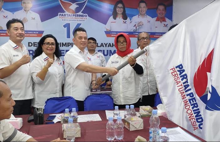 Sah! Duet Nurmalia-Fuad Resmi Pimpin Partai Perindo Tanjungbalai
