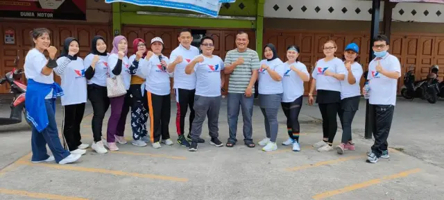 Partai Perindo Bengkalis Adakan Senam Tiap Minggu Pagi