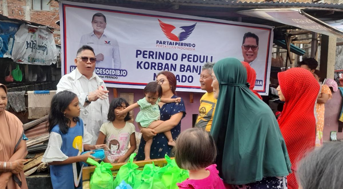 Terima Bantuan Partai Perindo, Warga Ketang Baru Sangat Senang
