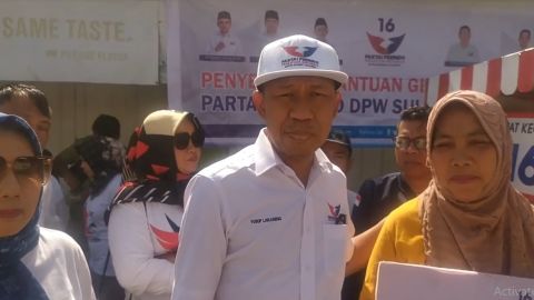 Aksi Nyata Partai Perindo, Kembali Serahkan Gerobak dan Modal Usaha di Palu 