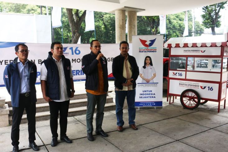 Sebar Gerobak Beserta Kode Pembayaran Nontunai, Cara Partai Perindo Dukung Digitalisasi UMKM 