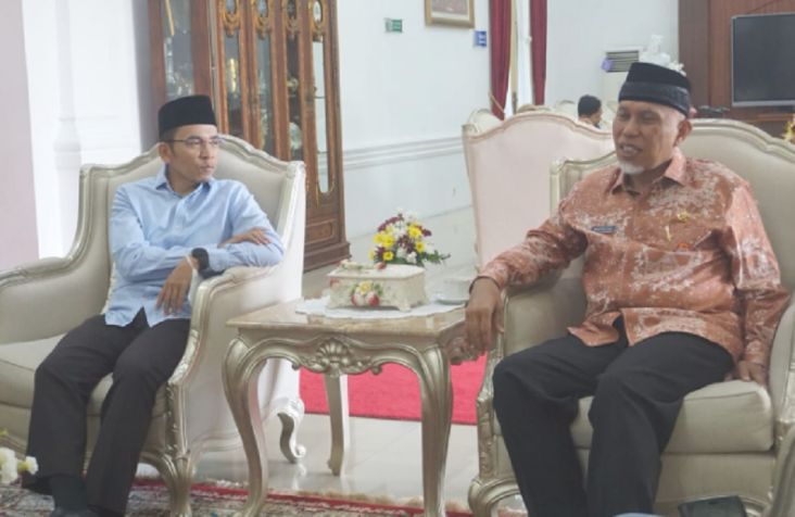 TGB Zainul Majdi Bertemu Gubernur Sumbar Mahyeldi, Ini yang Dibahas 