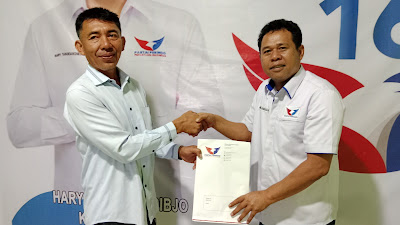 Supriyanto, Eks Anggota DPRD Resmi Daftar Bacaleg Partai Perindo Kota Dumai