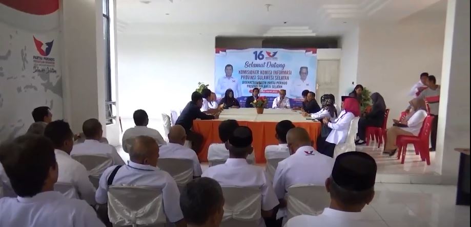 Dikunjungi Komisi Informasi Pemprov Sulsel, DPW Perindo: Ini Penguatan Bagi Partai