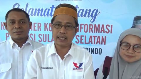 Disambangi Komisi Informasi, Partai Perindo Sulsel Siap Jalani Monev Badan Publik 