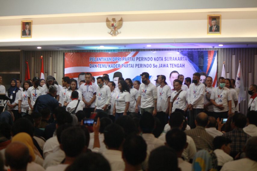 Pengurus DPRt Partai Perindo Kota Surakarta Resmi Dilantik