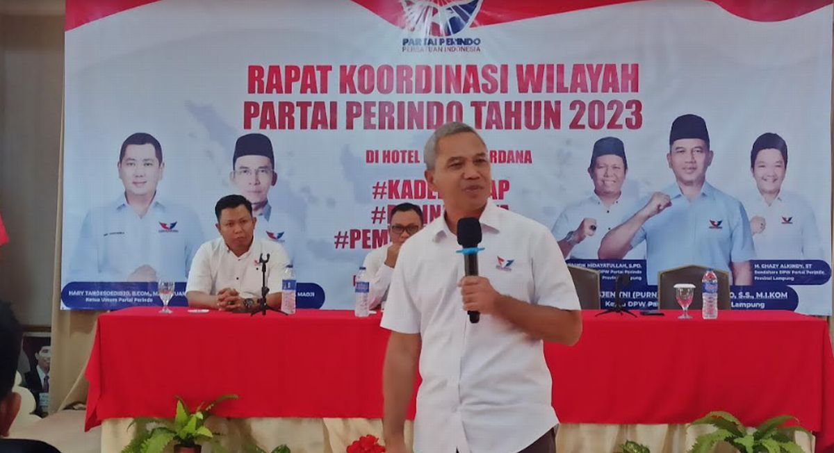 Gelar Rakorwil, DPW Partai Perindo Lampung Targetkan Suara Sebanyak-banyaknya di Pemilu 2024