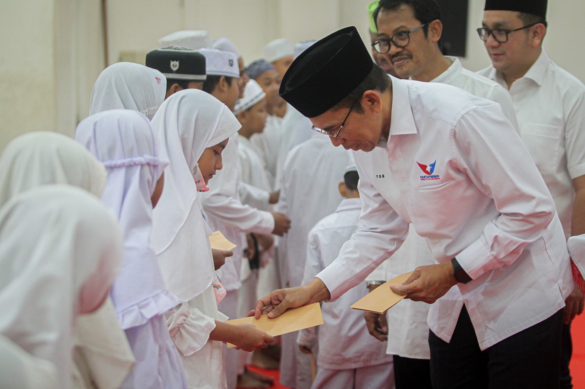 Gelar Tarhib Ramadhan, Partai Perindo Beri Santunan Pada Anak Yatim
