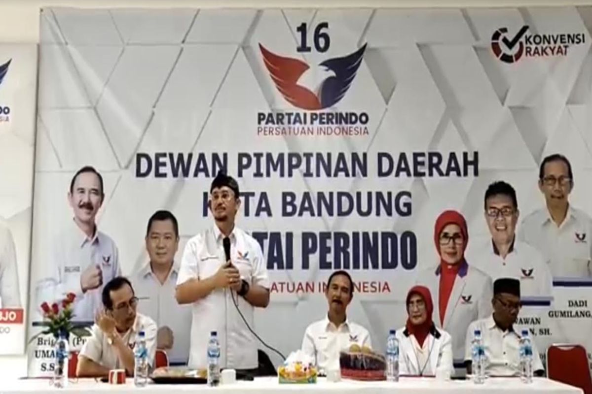 Hadapi Pemilu 2024, Ferry Kurnia Hadiri Konsolidasi Partai Perindo Bandung