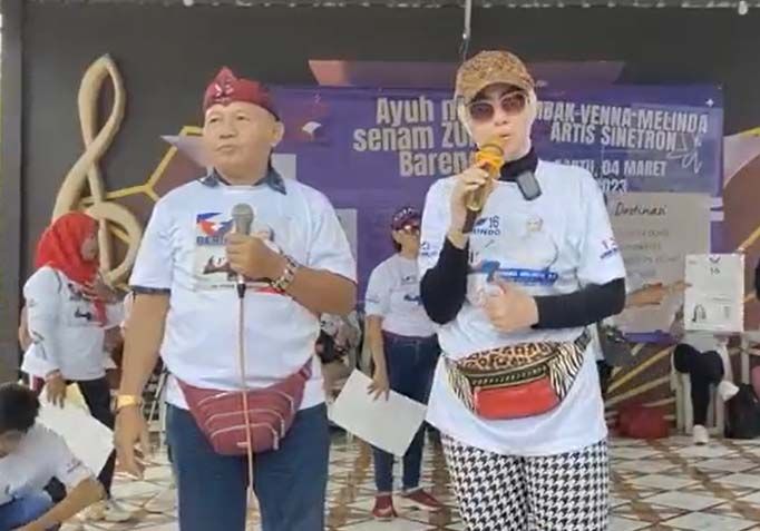 Hadir di Tengah Masyarakat Kediri, Bacaleg Partai Perindo Venna Melinda Sosialisasikan Program Partai 
