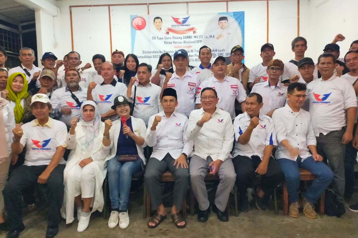 Hadiri Konsolidasi Partai Perindo Kota Bogor, TGB: Mental Petarung dan Pemenang Sudah Terlihat