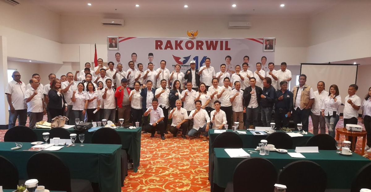 Hadiri Rakorwil DPW Partai Perindo Sulut, Yusuf Lakaseng Yakin Bisa Raih 1 Kursi DPR