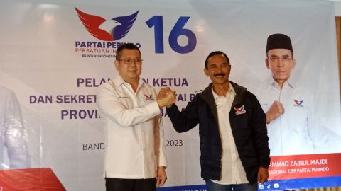 HT Lantik Ketua DPW Partai Perindo Jabar, Ini Pesannya 