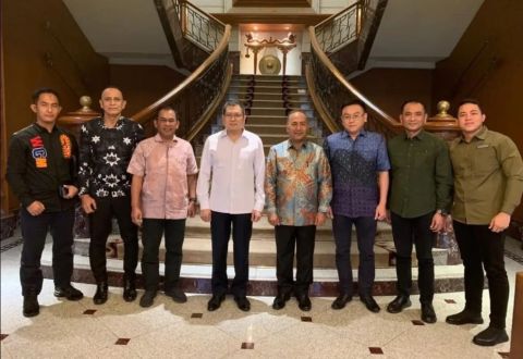 HT Menerima Kunjungan Pj Bupati Muba Apriyadi