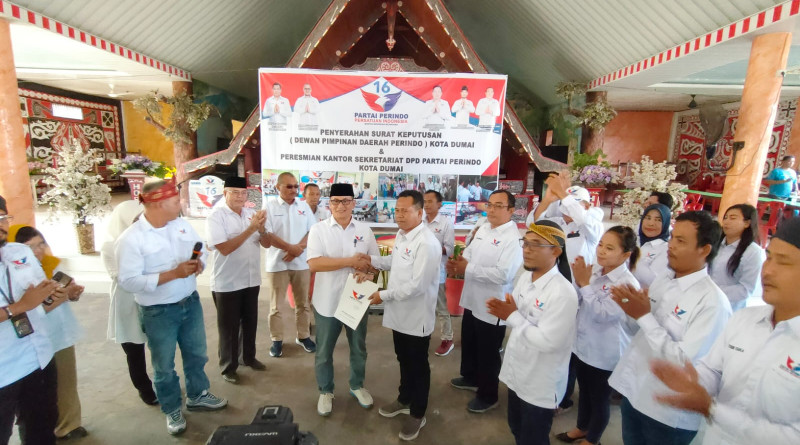 Sayed Abubakar Assegaf Serukan Kader DPD Dumai Kibar Bendera Partai Perindo di Rumah