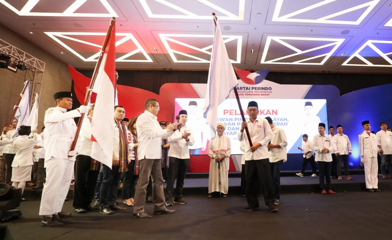 Resmi Lantik Khairul Rizal Jadi Ketua DPW Partai Perindo NTB, HT: Perkuat Mesin Partai, Raih Suara Minimal 10%