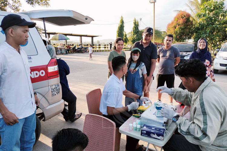 Warga Antusias Ikuti Cek Kesehatan Gratis Digelar Pemuda Perindo Kutai Timur