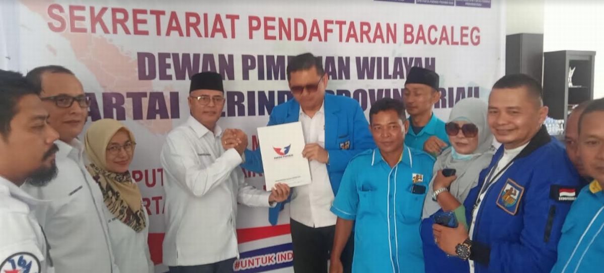 Ketua KNPI Riau Daftar Bacaleg Partai Perindo
