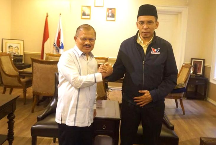 Mantan Bupati Padang Pariaman Masuk Partai Perindo, TGB Zainul Majdi: Jadi Energi Luar Biasa 
