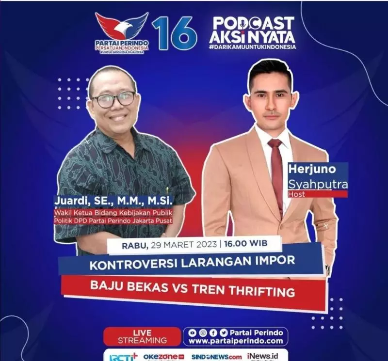 Tren Thrifting dan Kontroversinya di Podcast Aksi Nyata Hari Ini Pukul 16.00 WIB 