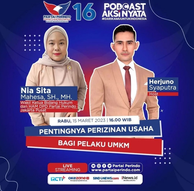 Pahami Pentingnya Perizinan Usaha bagi Pelaku UMKM di Podcast Aksi Nyata Hari Ini Pukul 16.00 WIB