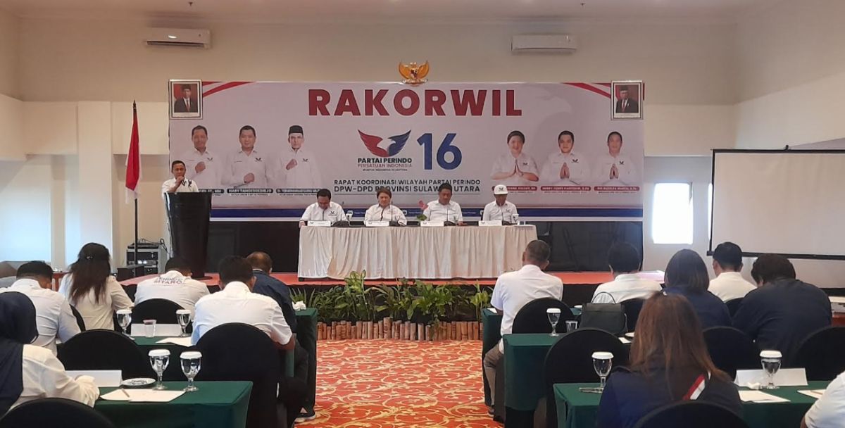 Pengurus DPRt Capai 50%, DPW Partai Perindo Sulut Targetkan Dua Digit Suara