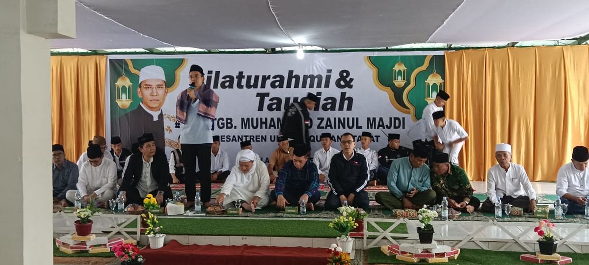 TGB Silaturahmi ke Ponpes Ulumul Quran, Ingatkan Pentingnya Bersyukur dan Salawat