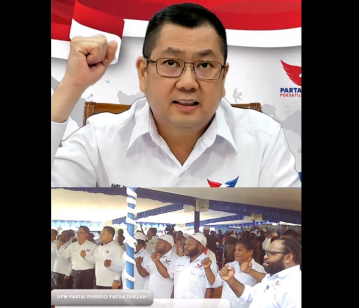 Lantik Ketua DPW Partai Perindo Papua Tengah, HT: Kita Pastikan Semua Kebijakan Majukan Indonesia