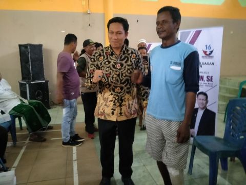 Rasa Syukur Jaenudin Dapat Kaki Palsu dari Legislator Partai Perindo Jabar