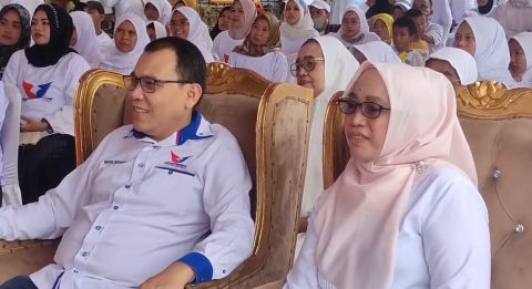 Resmikan Rumah Pemenangan, Ratu Siti Romlah: Demi Kemenangan Partai Perindo di Pemilu 2024