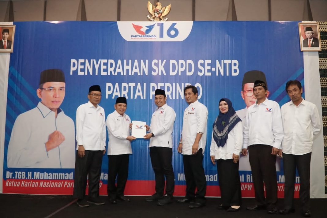 Partai Perindo Targetkan Kursi Pimpinan Dewan Provinsi dan Kabupaten/Kota se-NTB