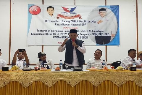 TGB Hadiri Konsolidasi Bacaleg, Ketua Partai Perindo Bogor: Beri Semangat Hadapi Pemilu 2024 