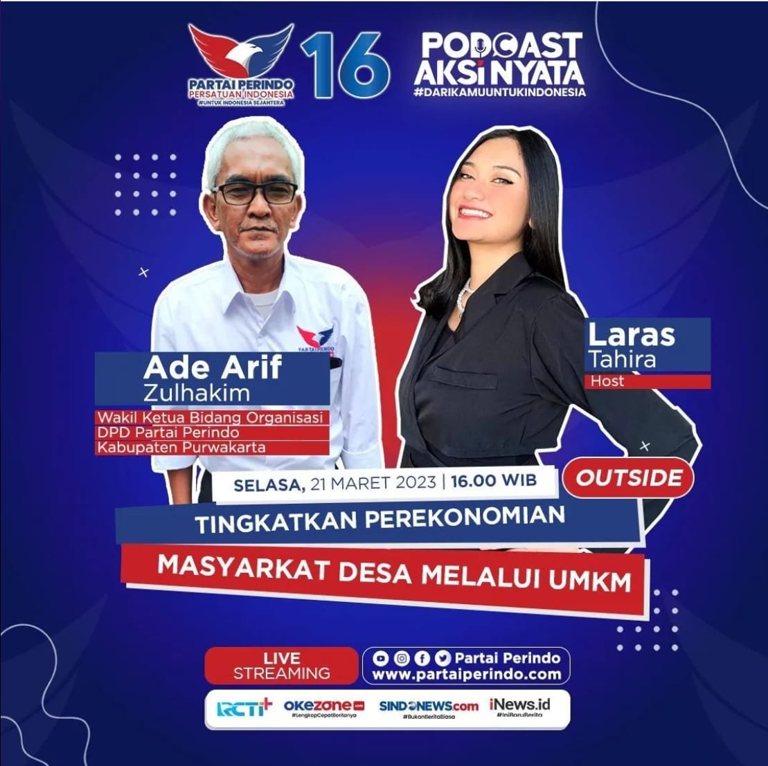 Tingkatkan Ekonomi Masyarakat Desa, Yuk Simak Podcast Aksi Nyata Hari ini Pukul 16.00 WIB