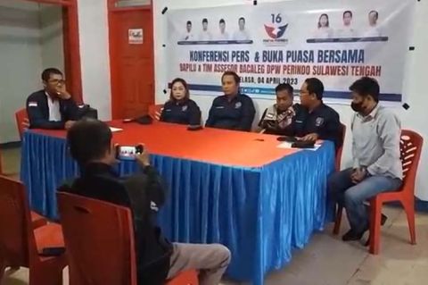 83 Bacaleg Partai Perindo Sulteng Daftar untuk Kursi DPRD Provinsi 