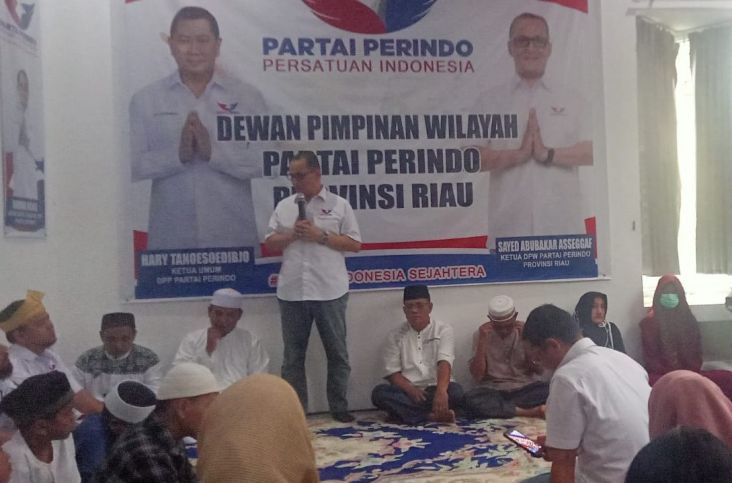 Jelang Lebaran, Partai Perindo Riau Berbagi Kebahagiaan dengan Anak Yatim