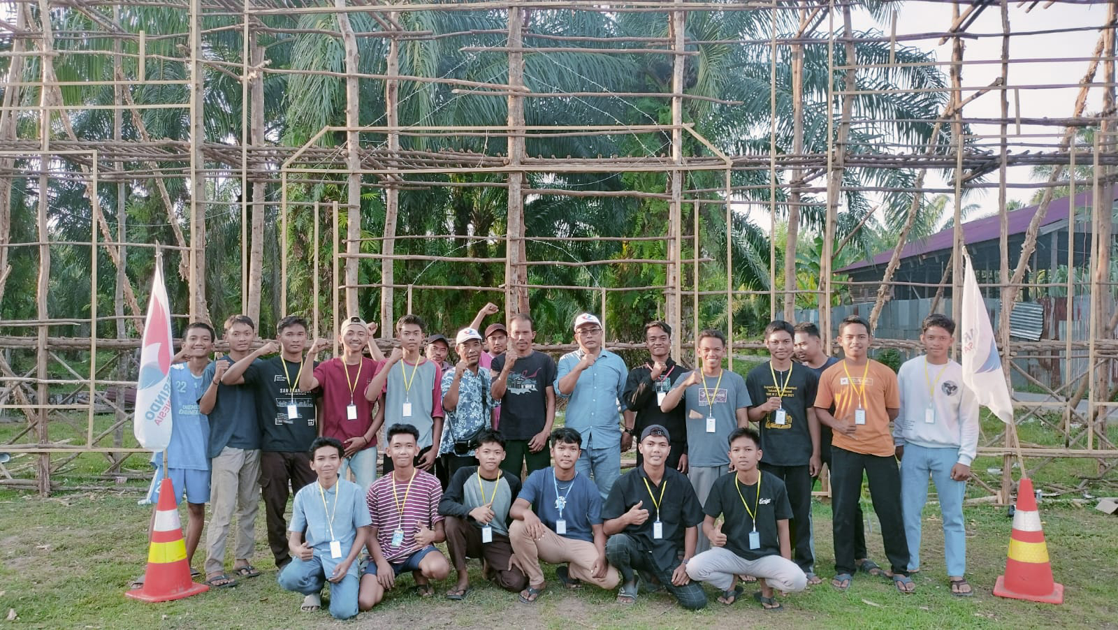 Lestarikan Budaya Lampu Colok Lokal, Partai Perindo Dumai Beri Bantuan ke Pemuda Kelurahan Guntung