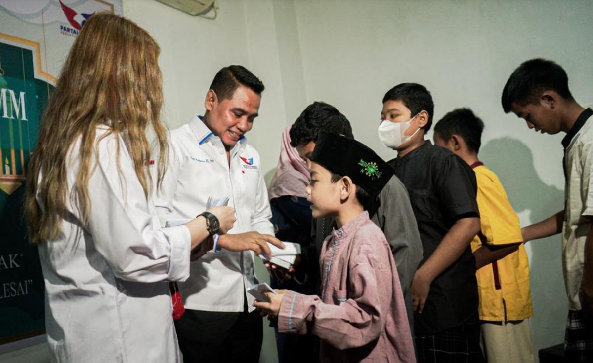 Disambangi Partai Perindo Jakut, Anak di Rusun Nagrak Cilincing Minta Pendidikan Diperhatikan