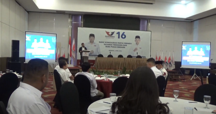 DPW Sultra Gelar Rakorwil, Rony Tanusaputra:  Kader Partai Perindo Harus Jadi Spartan