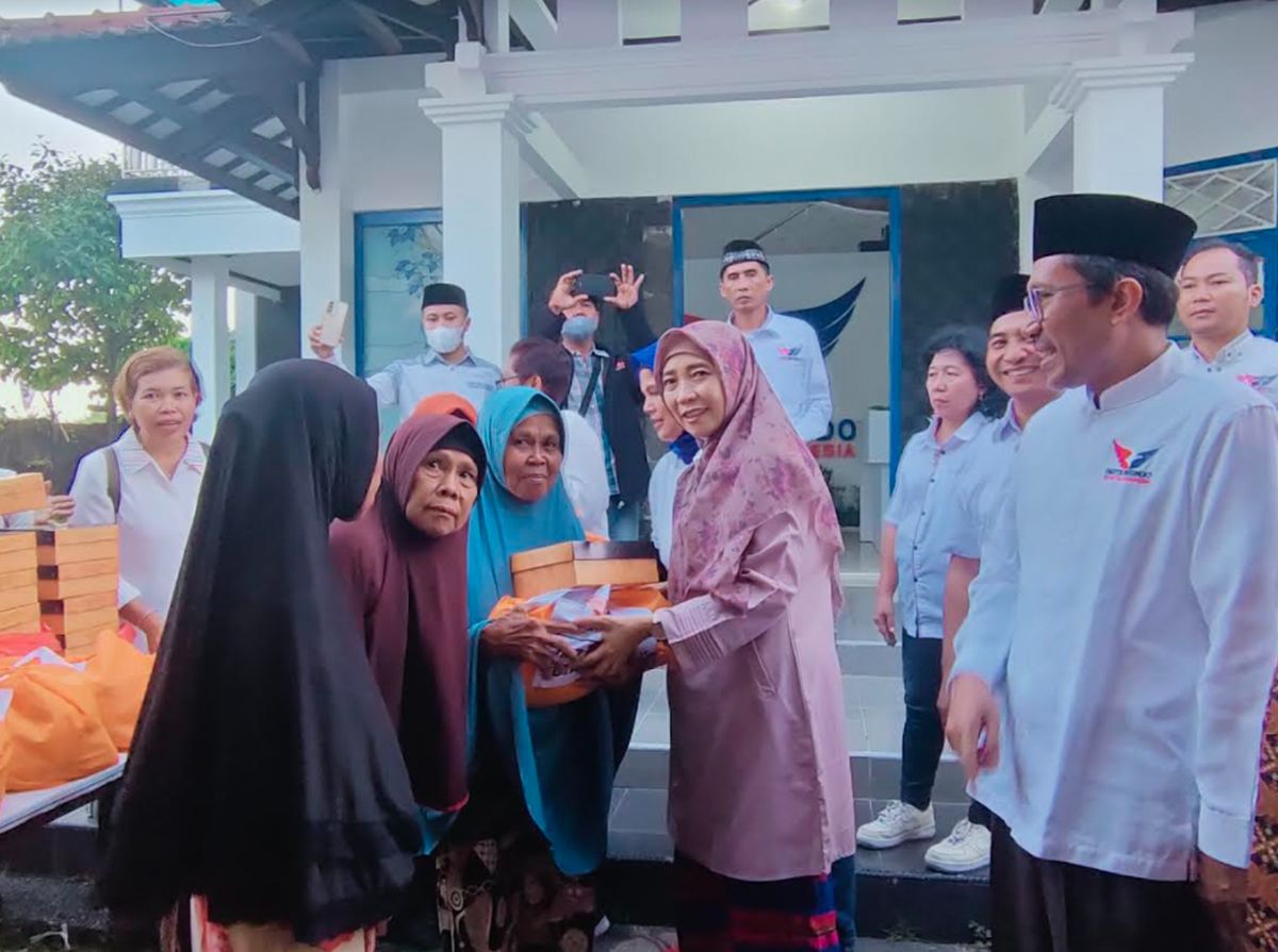 Gelar Bukber dan Pembagian Sembako, Partai Perindo Mataram Kerahkan Bacaleg