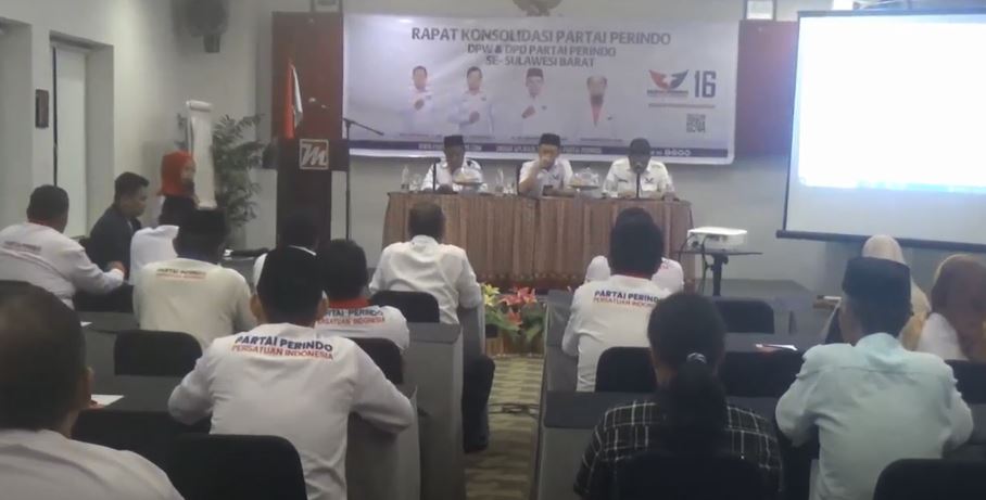 Gelar Konsolidasi, Partai Perindo Sulbar Optimis Menangkan Pemilu 2024