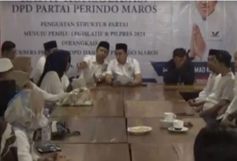 Hadapi Pemilu, Partai Perindo Maros Gencarkan Konsolidasi dan Lakukan Aksi Nyata