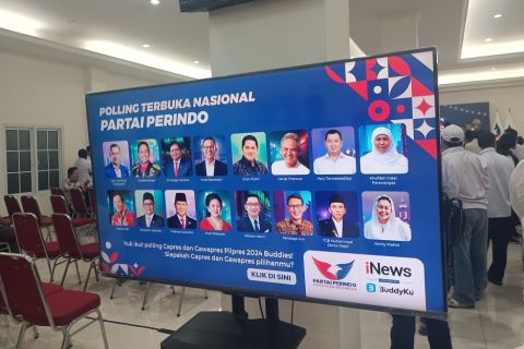 HT Resmikan Polling Terbuka Nasional Partai Perindo, Ini Daftar Nama Capres dan Cawapresnya 