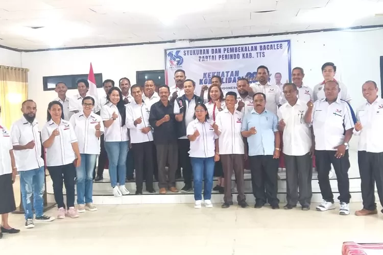 Partai Perindo TTS Gelar Syukuran, Ini Target Kursi di Pemilu 2024
