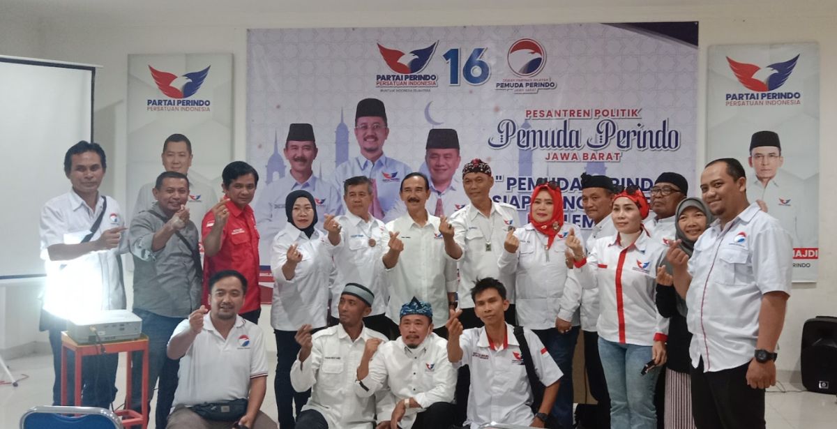 Kader Partai Perindo Antusias Ikuti Pesantren Politik di Bandung