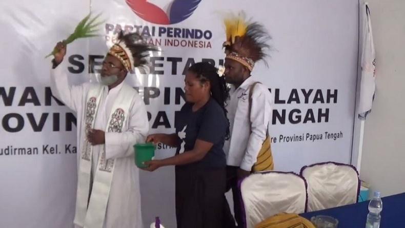 DPW Partai Perindo Papua Tengah Gelar Acara Pemberkatan Kantor Baru di Nabire