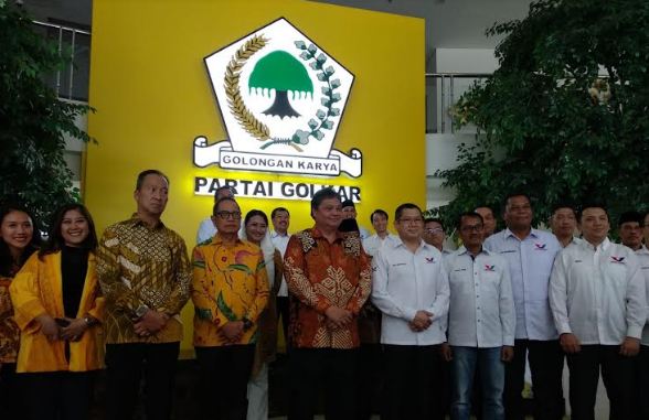 Partai Perindo dan Golkar Bertemu, Airlangga: Kita Bertukar Pikiran soal Rencana Koalisi