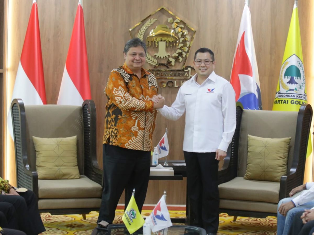 Pertemuan HT dan Airlangga Bahas Berbagai Isu Strategis