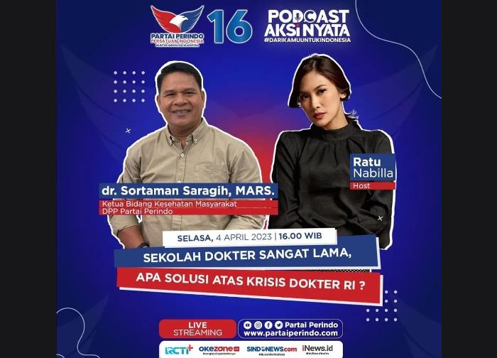 Cari Tahu Solusi Atas Krisis Dokter di Podcast Aksi Nyata, Hari Ini Pukul 16.00 