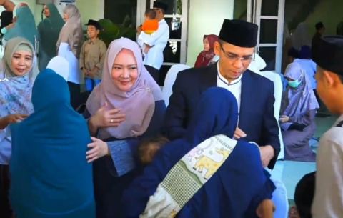 Ribuan Jemaah Hadiri Halal Bihalal Bersama TGB di Pondok Pesantren NWDI 